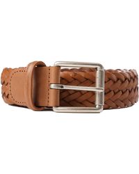 Anderson's - Anderson Belts Woven Leather Belt - Lyst