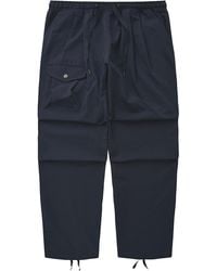 FRIZMWORKS Army Two Tuck Relaxed Trousers - Blue