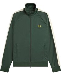 Fred Perry - Two Colour Tape Track Jacket - Lyst