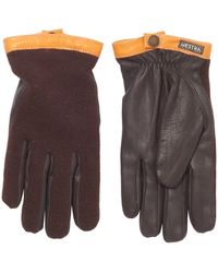 Hestra Deerskin Wool Tricot Gloves - Multicolour