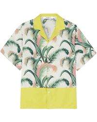 Maison Kitsuné - Palm Frond Print Resort Shirt - Lyst