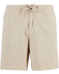 Barbour - Washed Oxford Relaxed Shorts - Lyst