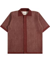 Far Afield - Velzy Helio Stripe Knit Shirt - Lyst