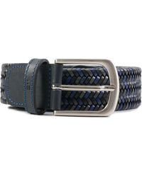 Miguel Bellido Belts - Leather Woven Belt - Lyst