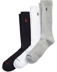 Polo Ralph Lauren - Crew Sock 3-Pack - Lyst