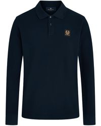 Belstaff - Long Sleeve Polo Shirt - Lyst