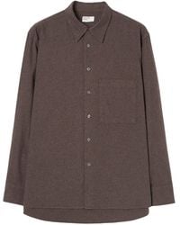 Universal Works - Brushed Flannel Square Pocket Shirt - Lyst