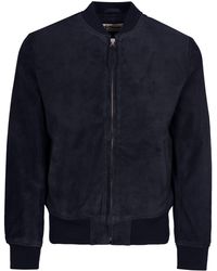Schott Nyc - Suede Bomber Jacket - Lyst