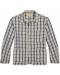 RRL - Plaid Twill Engineer Jacket - Lyst