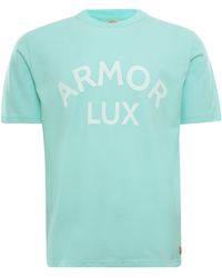 Armor Lux Heritage Cotton T-shirt - Blue