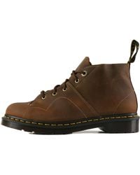 Dr. Martens - Burnished Waxy Church Monkey Boots - Lyst