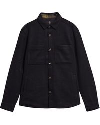 Barbour - Marltown Tailored Wool Blend Overshirt - Lyst