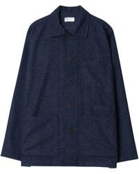 Universal Works - Bobby Wool Mix Bakers Overshirt - Lyst