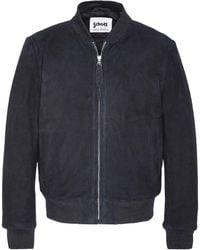 Schott Nyc - Suede Bomber Jacket - Lyst