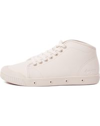 spring court leather high tops