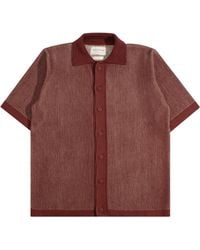 Far Afield - Velzy Helio Stripe Knit Shirt - Lyst