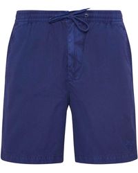 Barbour - Washed Oxford Relaxed Shorts - Lyst