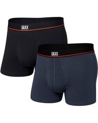 Saxx Underwear Co. - 2 Pack Non Stop Stretch Cotton Boxers - Lyst