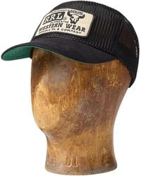RRL - Denim-Bill Mesh Trucker Cap - Lyst