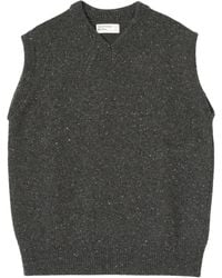 Universal Works - Sweater Vest Wool Fleck - Lyst