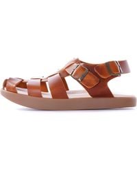 Yogi Elba Leather Sandal - Brown