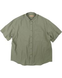 FRIZMWORKS - Og Dobby Weave Seersucker Half Shirt - Lyst