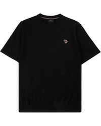 Paul Smith - Knitted Zebra Logo T-Shirt - Lyst