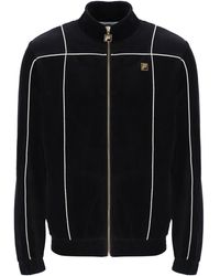Fila - Nichols Velour Track Top - Lyst