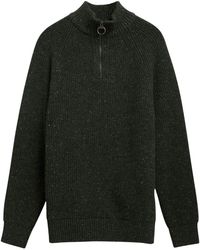 Barbour - Fleck Half Zip - Lyst