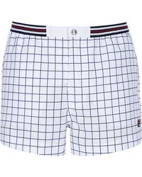 Fila - High Tide Terry Stripe Shorts - Lyst