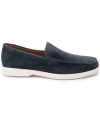 John White - Ethan Plain Calf Suede Loafer - Lyst