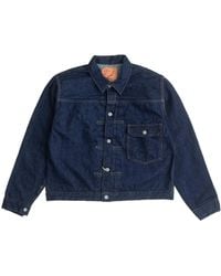 Orslow - Type 1 Pleated Front 40's Denim Jacket - Lyst