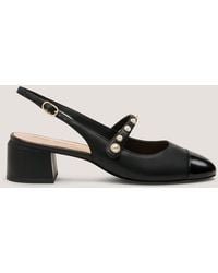 Stuart Weitzman - Ari Pearl Mary Jane Slingback 45 - Lyst