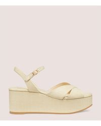 Stuart Weitzman - Carmen Midi Wedge - Lyst