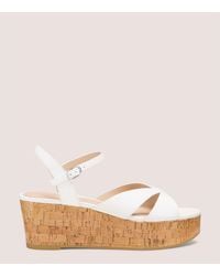 Stuart Weitzman - Carmen Midi Wedge - Lyst
