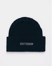Stutterheim - Logo Beanie - Lyst