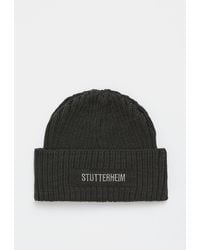 Stutterheim - Logo Beanie - Lyst