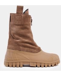 Stutterheim - Patrol Zip Boot Suede/Fudge - Lyst