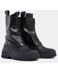 Stutterheim - Patrol Zip Boot Leather - Lyst