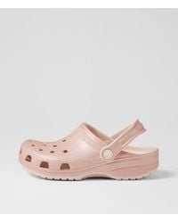 Crocs™ - 205942 Classic Glitter Clog Cc Croslite Sandals - Lyst