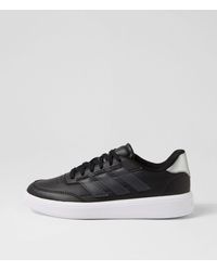 adidas - Courtblock W Ad Black Carbon Silver Smooth Black Carbon Silver Sneakers - Lyst