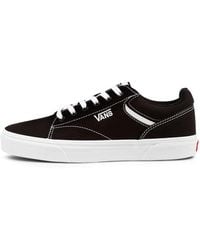 Vans - Seldan M Vn Black White Canvas Black White Sneakers - Lyst