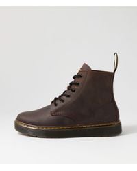 Dr. Martens - Thurston Chukka 6 Eye Dm Crazyhorse Leather Boots - Lyst