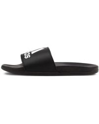 adidas - Adilette Comfort W Core Black White Core Black Smooth Core Black White Core Black Sandals - Lyst