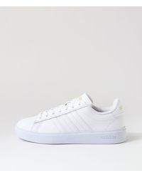 adidas - Grand Court 2.0 W Ad White White Gold Metallic Smooth White White Gold Metallic Sneakers - Lyst