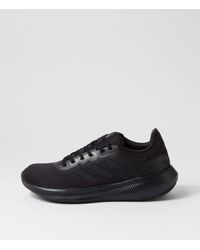 adidas - Runfalcon 3.0 W Ad Black Black Carbon Mesh Black Black Carbon Sneakers - Lyst