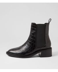 Sol Sana - Chelsea Ss Croc Leather Boots - Lyst