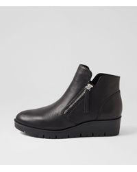 Diana Ferrari - Cindera Df Black Black Sole Leather Black Black Sole Boots - Lyst