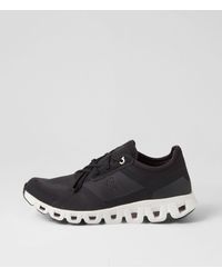 On Shoes - Cloud X 3 Ad W Oo Black White Knit Black White Sneakers - Lyst
