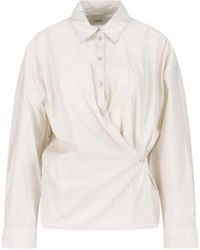 Lemaire - Camicia In Cotone E Seta - Lyst